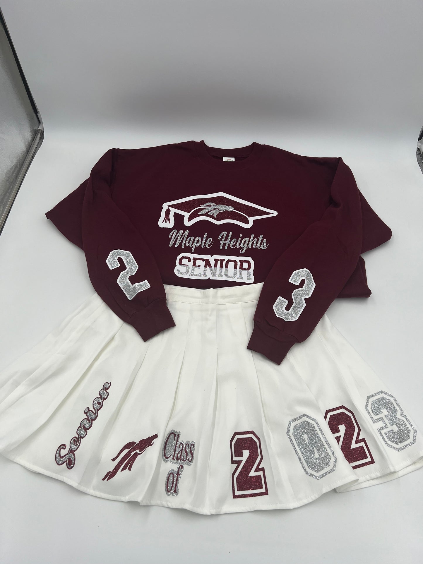 Custom Graduation Skirt Set