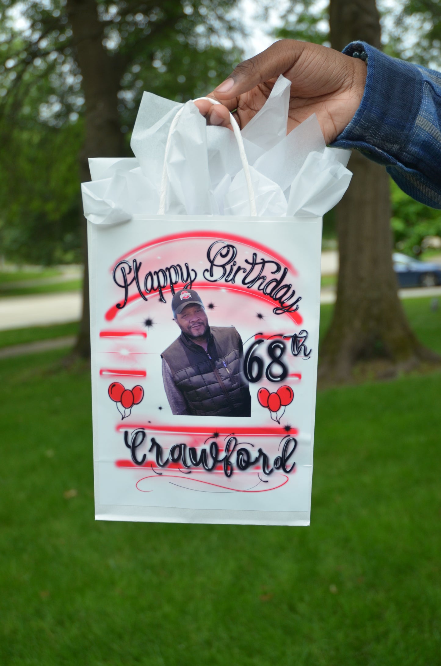 Custom Photo Gift Bag