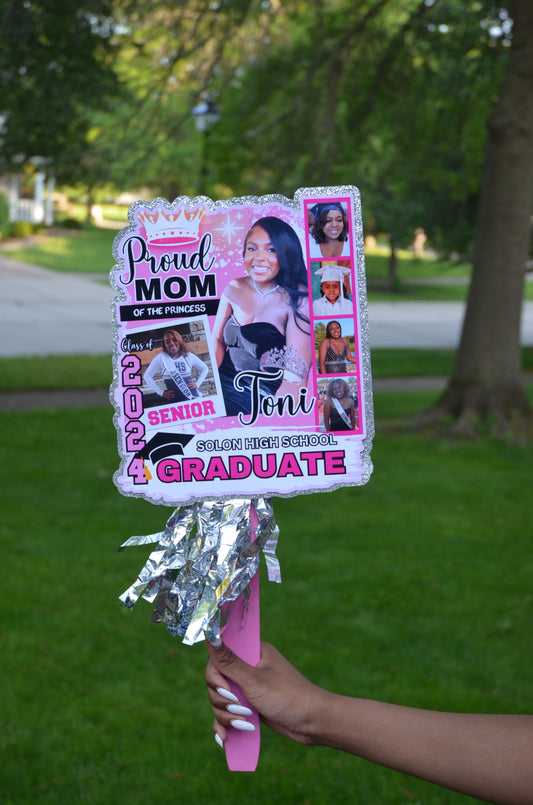 Custom Graduation Fan