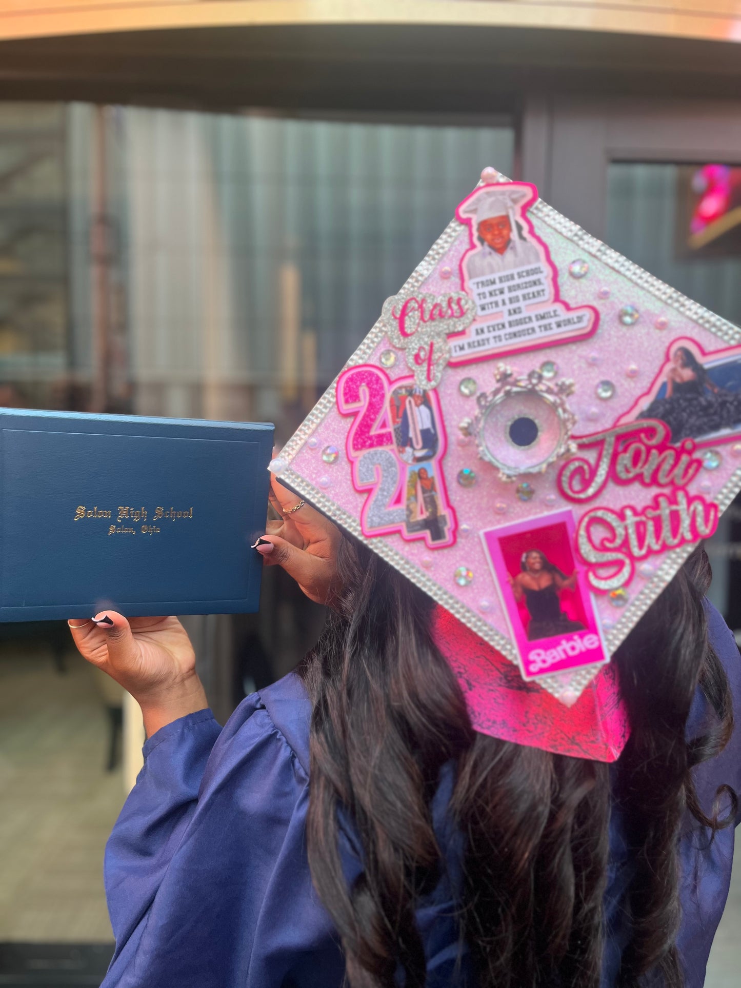 Handmade Grad Cap Topper-Personalized 3D Design