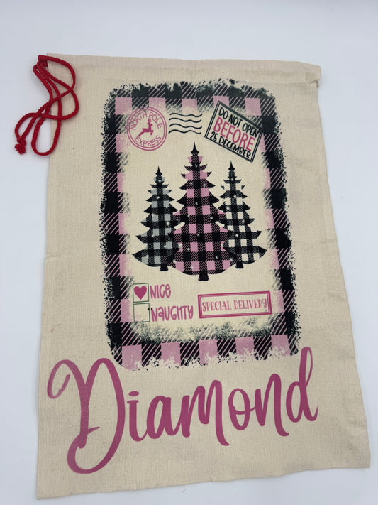 "Personalized Reusable Santa Sacks – Create Your Holiday Magic!"