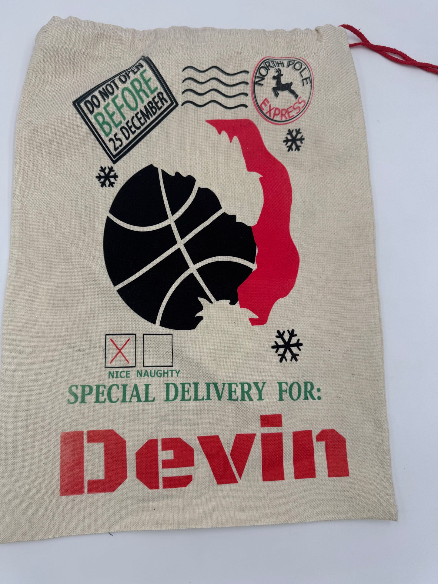 "Personalized Reusable Santa Sacks – Create Your Holiday Magic!"