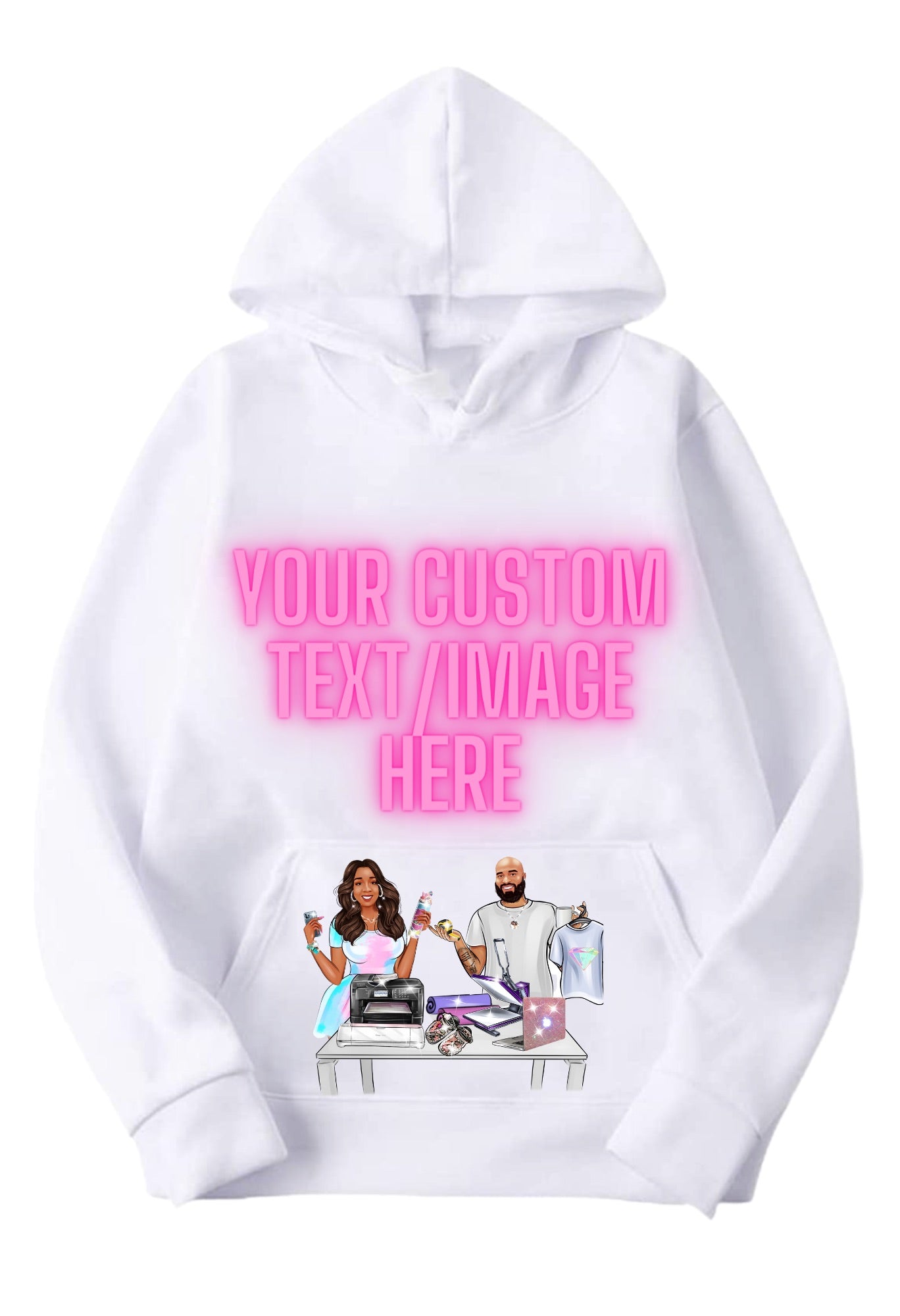 Premium Digital Print Hoodie