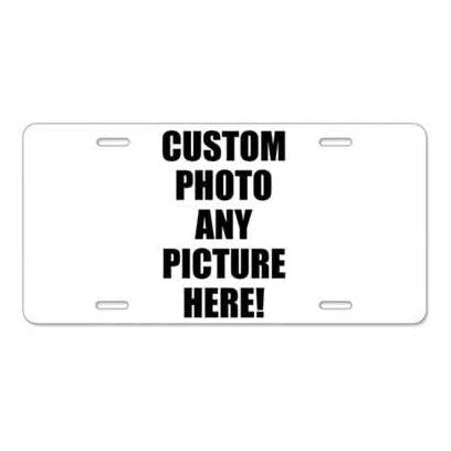 Personalized License Plate with Custom Photo and Text